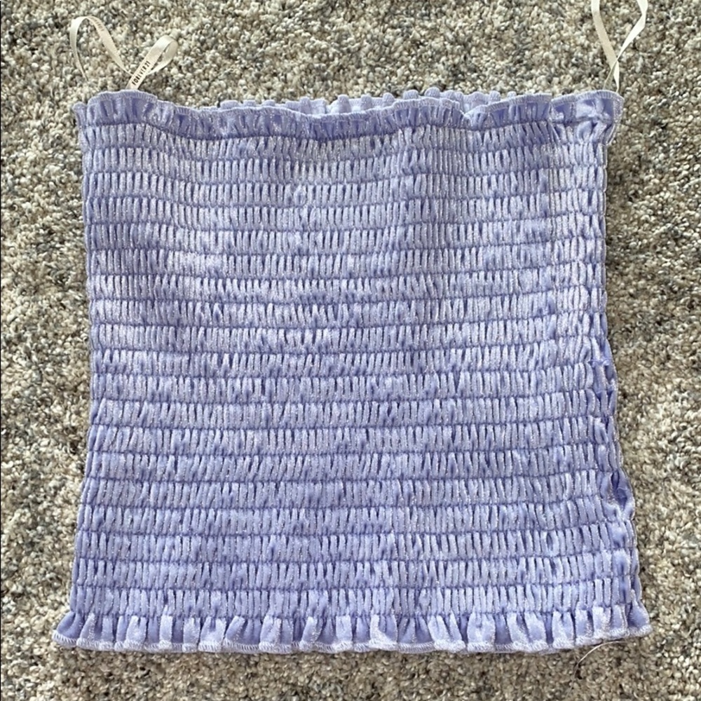 velvet tube top